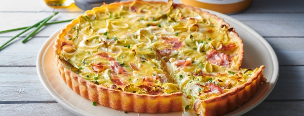 Quiche als avondmaal